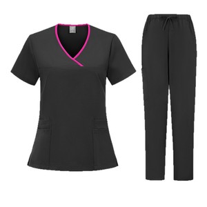 Unisex Dental <b>Scrubs</b> Split Set Moisture Wicking Hospital Uniforms for Clinic Nurse Veterinary Work <b>Clothes</b> - Product Image 5