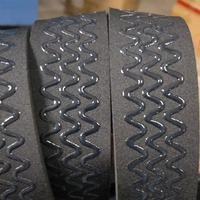 Bande élastique antidérapante transparente en silicone ondulé de 1 pouce à prix d'usine pour maillots de bain XHS002