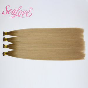 Nuovi Stili di Moda: Extension per Capelli Umani I-Tip con Cheratina, Micro Link, Capelli Vergini Grezzi Pre-Bonded - Product Image 2