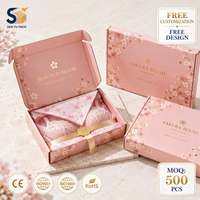 Boîte à vêtements personnalisée pour sous-vêtements, boîte d'expédition en carton ondulé, emballage couleur, prix de gros, directement de l'usine, OEM