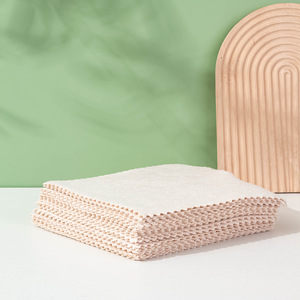 Loofah Dishcloth Thickened Oil Resistant Kitchen Cleaning Cloth For Pots And Pans Solid Color Scouring Pad - Product Image 3