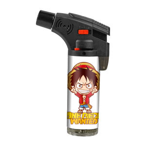 2025 recién llegado diseño distintivo logotipos personalizados recargables a prueba de viento Jet Slant antorcha encendedores para cigarrillos - Product Image 6