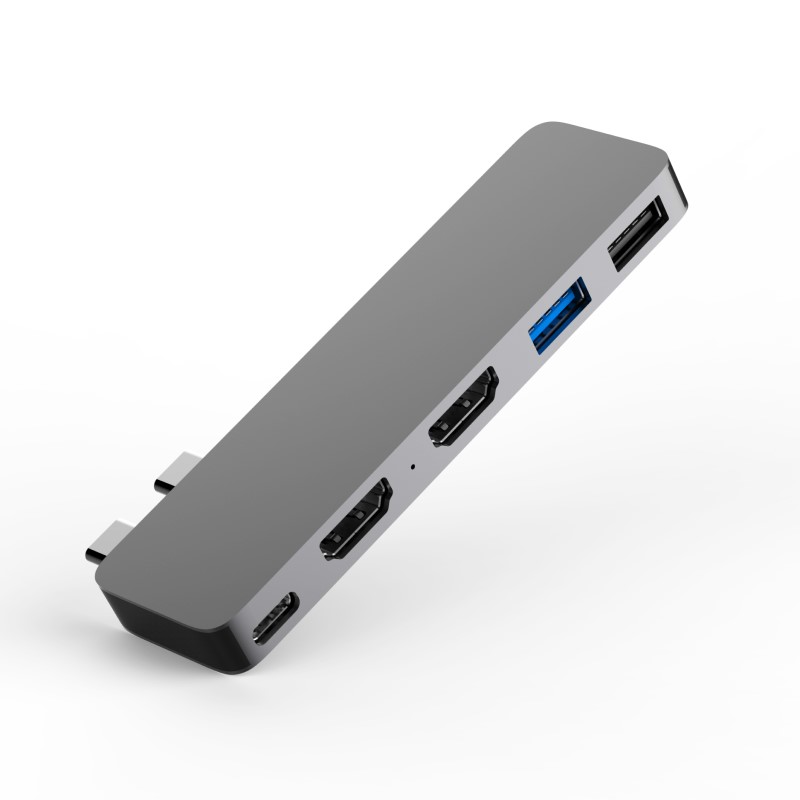 4K @ 60 Гц двойной Дисплей HDMI типа C USB концентратор с Thunderbolt3 USB c док-станция для MacBook Pro m1 2020