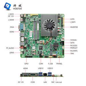 เมนบอร์ดมินิไอทีเอ็กซ์แบบตั้งโต๊ะใหม่ รองรับ DDR4 2x SATA Intel I3-7100U 2.4GHz ดูอัลคอร์ 2 พอร์ต COM <span class=keywords><strong>LAN</strong></span> VGA LVDS EDP USB รับประกัน 3 ปี - Product Image 2