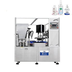 Machine de remplissage et de bouchage de crème cosmétique pour soins de la peau, lotion, émulsion faciale, essence, huile - Product Image 1