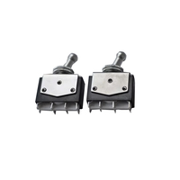 Interrupteur à bascule en métal robuste 12V 24V avec couvercle de sécurité pour voiture camion bateau course contrôle de la lumière LED industriel on Off