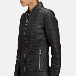 Vestes en cuir de serpent pour femmes à bas prix, imperméables, écologiques, tendance, nouvelle arrivée, quantité personnalisée en gros, automne/hiver - Product Image 2