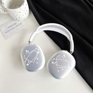 Lovely Stars Diamond Crystal Rhinestone Case para <span class=keywords><strong>Airpods</strong></span> <span class=keywords><strong>Max</strong></span> TPU Clear Soft Headphone Cup Cover para <span class=keywords><strong>Apple</strong></span> <span class=keywords><strong>Airpods</strong></span> <span class=keywords><strong>Max</strong></span> - Product Image 4