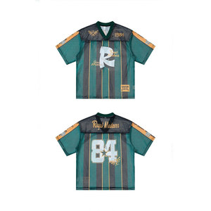 Maillot de football en mesh col en V rayé numéro 84 Série US CAN MEX 2026 Royal Madness – Équipement de supporter pour événements sportifs mondiaux - Product Image 5