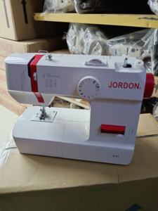 Machine à coudre domestique <span class=keywords><strong>jordon</strong></span> longue durée lumière led 12 points 6teech alimentation chien pratique poignée de transport longueur de point réglable - Product Image 2