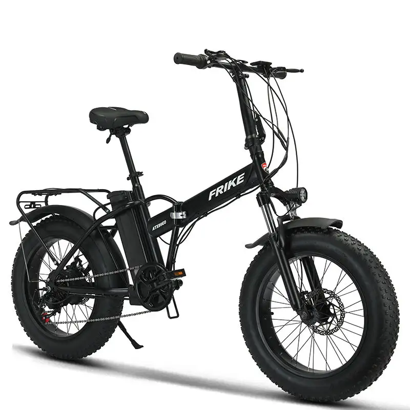 Nueva bicicleta eléctrica plegable con batería de litio 20 "ebike Fat tire 350W 36V 48V 8ah mini ebike bicicleta eléctrica plegable