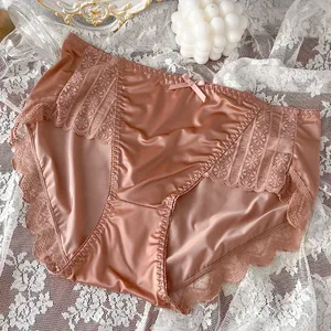 Elegante Intimo Femminile: Mutandine in Raso Senza Cuciture in Seta Ghiaccio, Vita Media e Traspiranti - Esaltate dal Fascino Sensuale nelle Taglie M-XXL - Product Image 5