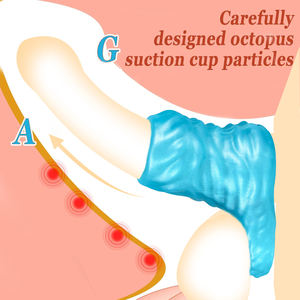 Penis halka gecikme boşalma ile canavar horoz kol silikon horoz genişletici Penis büyütücü ereksiyon geliştirme Penis genişletici - Product Image 5