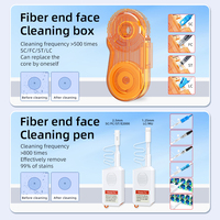 Nettoyeur de cassette à fibre optique SIXIANTO C-500, plus de 500 nettoyages pour connecteurs SC/FC/ST, système de ruban sans peluches, utilisation 5G FTTH