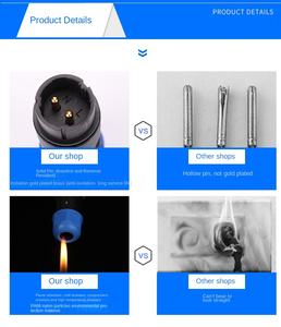 Siège de prise d'aviation étanche IP68 sans soudure connecteur de câble électrique bout à bout mâle-femelle 4-5-6-7-9P à 3 conducteurs - Product Image 6