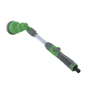 garden plastic flexible hose adjustable nozzle high pressure water spray gun