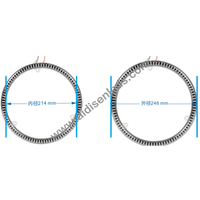 Piste de danse LED circulaire 360°, étanche IP67, 192 LED RGB, DC24V, 20W, éclairage professionnel, aluminium + plastique, garantie 2 ans, bar, club
