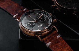 Reloj Cronógrafo Personalizado con Corona de Rosca, Movimiento <span class=keywords><strong>Seagull</strong></span> ST1901, Reloj Automático Cronógrafo para Hombre - Product Image 5