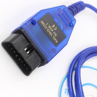 Cable de Diagnóstico OBDII 409.1 KKl, Conector de Interfaz de Herramienta de Escaneo con Chip FTDI, Cable Escáner OBD2 Azul para Windows