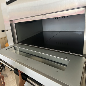 เตาอบแก๊สสองถาดชั้นเดียวที่มีประสิทธิภาพสูงอุปกรณ์อบขนมปัง<span class=keywords><strong>เค้ก</strong></span>พิซซ่าควบคุมอุณหภูมิได้อย่างแม่นยำ - Product Image 5