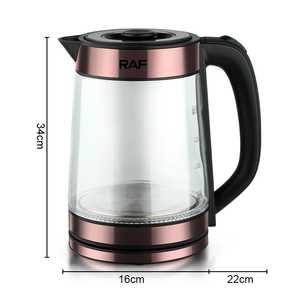 Bouilloire <span class=keywords><strong>électrique</strong></span> en verre borosilicate de haute qualité, 2 litres, sans fil, <span class=keywords><strong>chauffe</strong></span>-<span class=keywords><strong>eau</strong></span>, <span class=keywords><strong>chauffe</strong></span>-<span class=keywords><strong>eau</strong></span> avec lumière LED - Product Image 3