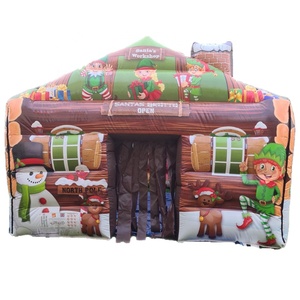 Tente de fête de Noël en plein air, Grotte gonflable personnalisable, Cube de fête gonflable, Tente de boîte de nuit gonflable, Noël gonflable - Product Image 5