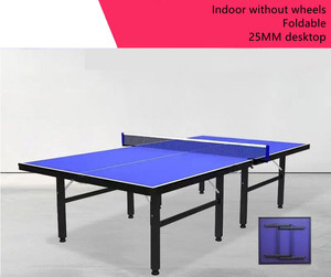 Juego de mesa de ping-pong plegable de 9 pies al por mayor MESA DE TENIS interior y exterior de estilo moderno con Red - Product Image 6