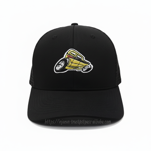 Gorras de béisbol de 6 paneles de alta calidad, logotipo de parche bordado personalizado, perfil estructurado, pico curvo, ajuste cómodo para actividades diarias - Product Image 1