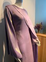 Robe de soirée Abaya modeste R-757 pour femmes musulmanes, longueur cheville, manches longues, respirante, toutes saisons, luxe