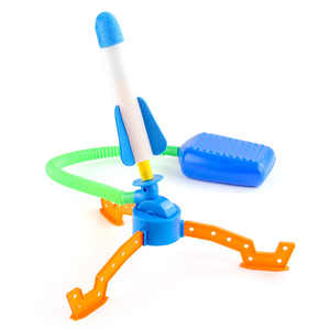 Juguete de Catapulta para Niños, de Empuje con el Pie, para Interiores y Exteriores, Cohete con Lanzador Simple y Doble, Cohete Luminoso, Cañón de Cohetes Voladores - Product Image 4