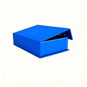 לוגו מותאם אישית גלי שחור הבלטה הסגר קשיחה מגנטי מתנה תכשיטי אריזות נייר - Product Image 3