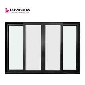 Luvindow ประตูบานเลื่อนกระจกบานเลื่อนสำหรับใช้งานหนักโครงการซีแอตเทิลรัฐวอชิงตันกันพายุเฮอริเคน