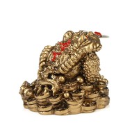 2025 nouvelle Culture traditionnelle chinoise produit résine Animal artisanat argent dessin chanceux crapaud Statue argent grenouille résine artisanat