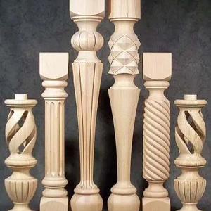 Nhiệm Vụ Nặng Nề CNC Điều Khiển Chuyển Trung Tâm Hình Dạng Khác Nhau Gỗ Khắc Cầu Thang Máy Công Cụ Máy Tiện - Product Image 1