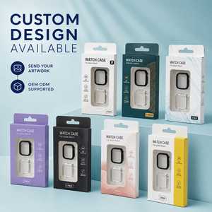 Boîte de rangement universelle premium à double compartiment pour montres connectées <span class=keywords><strong>Apple</strong></span> et Huawei – Étui de protection 2-en-1 - Product Image 6