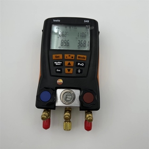 Testo 549 Manifold numérique d'entrée de gamme avec certificat d'étalonnage, IP42, autonomie de 250h, garantie 1 an, métal noir, 549 Original T - Product Image 6
