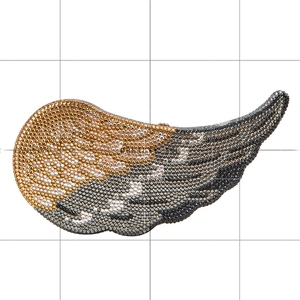 Women Luxury Angel's Wing Rhinestones <b>Clutch</b> Purse Sparkling Crystal Evening Bag Chic Handbag for <b>Wedding</b> Celebration - Product Image 2