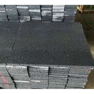 Baldosa de Piedra de <span class=keywords><strong>Lava</strong></span> de Basalto Negro de China - Product Image 1
