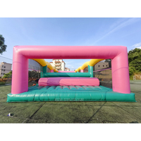 20x8m Canard et Plongée Parcours d'obstacles Gonflable pour Enfants Adultes Fête en Plein Air Événements Bâche PVC Certifié CE Garantie 3 Ans