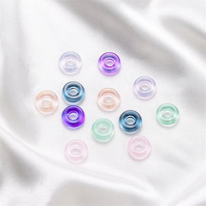 Perles rondes en verre, perles d'espacement colorées, perles rondes en vrac pour la fabrication de bracelets, accessoires de bijoux DIY, emballage en vrac - Product Image 1
