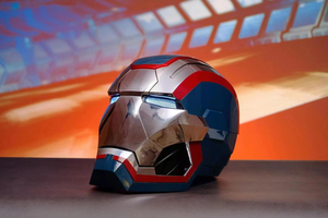 <span class=keywords><strong>Masque</strong></span> de Fête Populaire à Commande Vocale, Casque Électrique Déformable de War Machine, Casque d'<span class=keywords><strong>Iron</strong></span> Patriot - Product Image 2