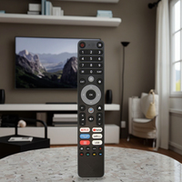 La télécommande NVTC convient aux téléviseurs CHIQ, télécommande infrarouge vocale avec Netflix et YouTube