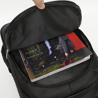 Mochila Unisex Impermeable para Portátil, con Cierre de Cremallera, Material Oxford, Gran Capacidad para Viajes