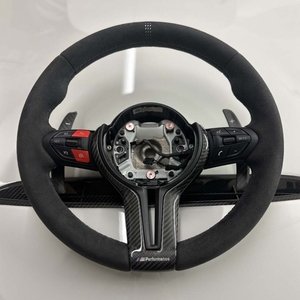 Volant de voiture en Alcantara <span class=keywords><strong>M</strong></span> Sports pour <span class=keywords><strong>BMW</strong></span> F07 F30 F10 F12 F15 F34 F35 F36 F20 F22 F25 F32 <span class=keywords><strong>F80</strong></span> M3 M4 M5 X5 E70 E90 E91 E92 - Product Image 3