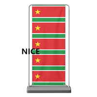 Toile de fond polyvalente en tissu avec drapeau national de la Guadeloupe, pour la mise en scène de multiples événements en intérieur et l'affichage mural artistique domestique