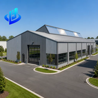 Immeubles de bureaux préfabriqués de luxe à plusieurs étages en structure métallique, avec planchers préfabriqués en acier