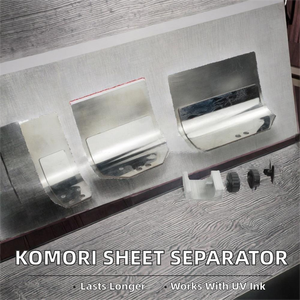 Hochwertige Neue 40mm 90mm 120mm Blattseparator <span class=keywords><strong>Komori</strong></span> 426 428 Druckmaschinenteile Vorderer Einzugspapierstahl - Product Image 2