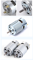 Moteur à aimant permanent Faradyi à haut régime 12V 36V DC à balais 775, dynamo 24V pour vélo électrique