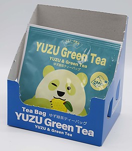 Japan No Artificial Flavors Citrusy Tartness Yuzu Refreshing Aroma Green <b>Tea</b> Bag <b>Tea</b> - Product Image 3