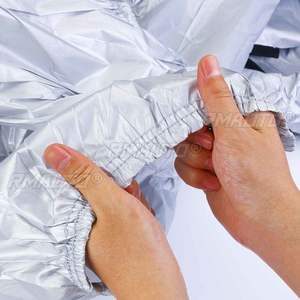 Housse de voiture imperméable 4,85x1,85x1,8m, intérieur/extérieur, protection complète contre le soleil, les UV, la neige et la poussière, universelle pour berline et SUV - Product Image 4